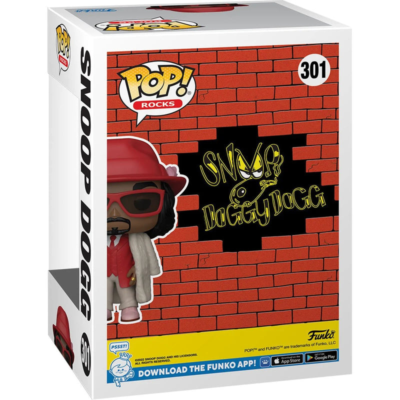 Funko Pop! Rocks: Snoop Dogg with Fur Coat Vinyl Figure