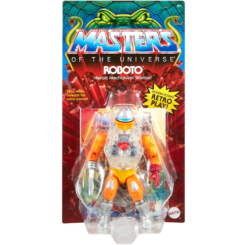 Masters of the Universe Origins Mini Comic Roboto Action Figure