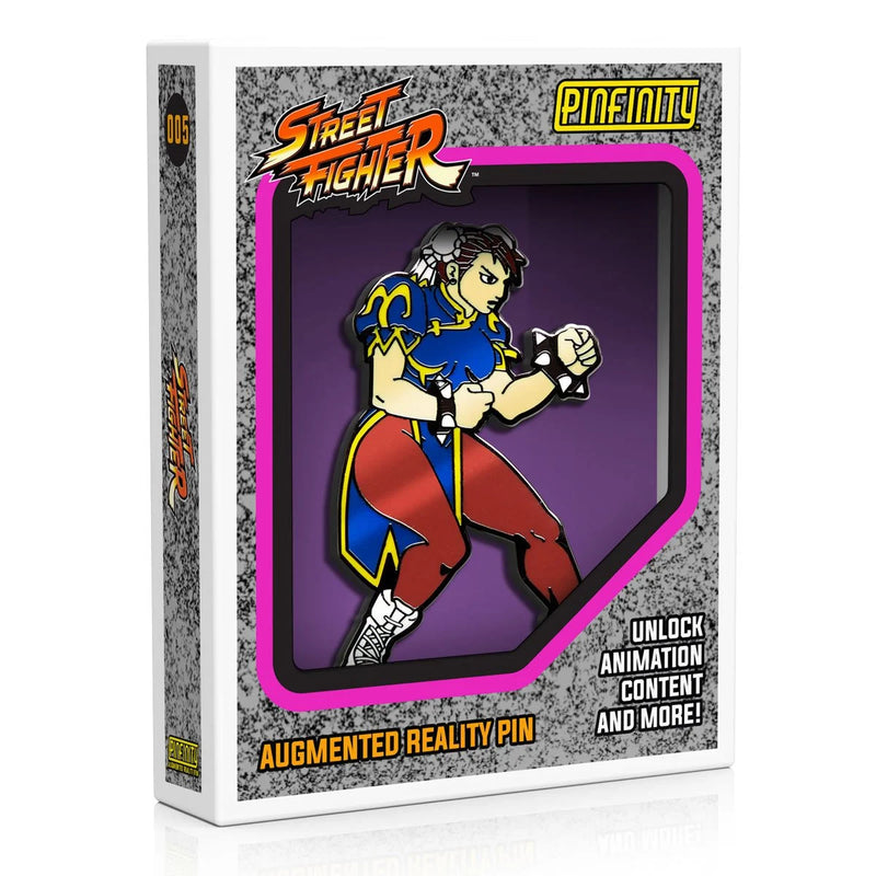 Street Fighter: Chun-Li Augmented Reality Enamel Pin