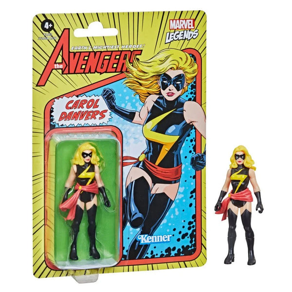 Marvel; Legends Retro Collection - Carol Danvers 3 3/4-Inch Action Figure