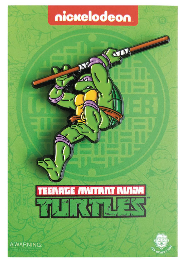 Zen Monkey TMNT: Leaping Donatello 1.6" Enamel Pin