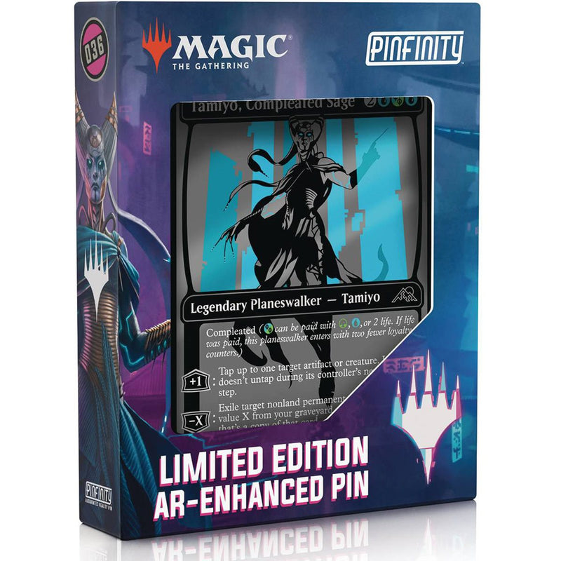 Magic The Gathering: Kamigawa Neon Dynasty Tamiyo, Completed Sage AR Limited Edition Pin
