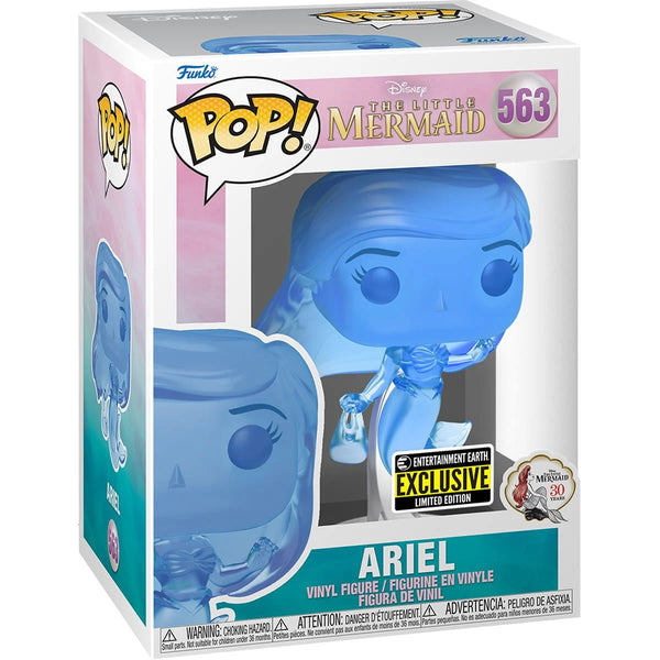 Funko Pop! Disney The Little Mermaid: Ariel Blue Translucent Vinyl Figure EE Exclusive #563