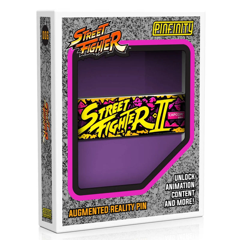 Street Fighter: SF II Marquee Augmented Reality Enamel Pin