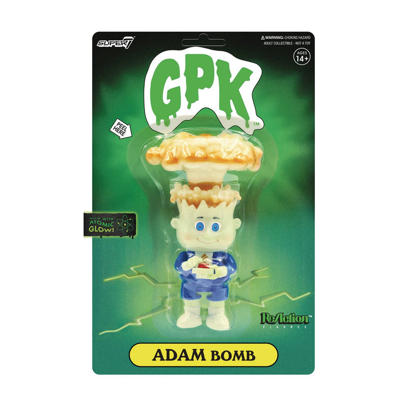 Garbage Pail Kids: Adam Bomb GITD Reaction Figure