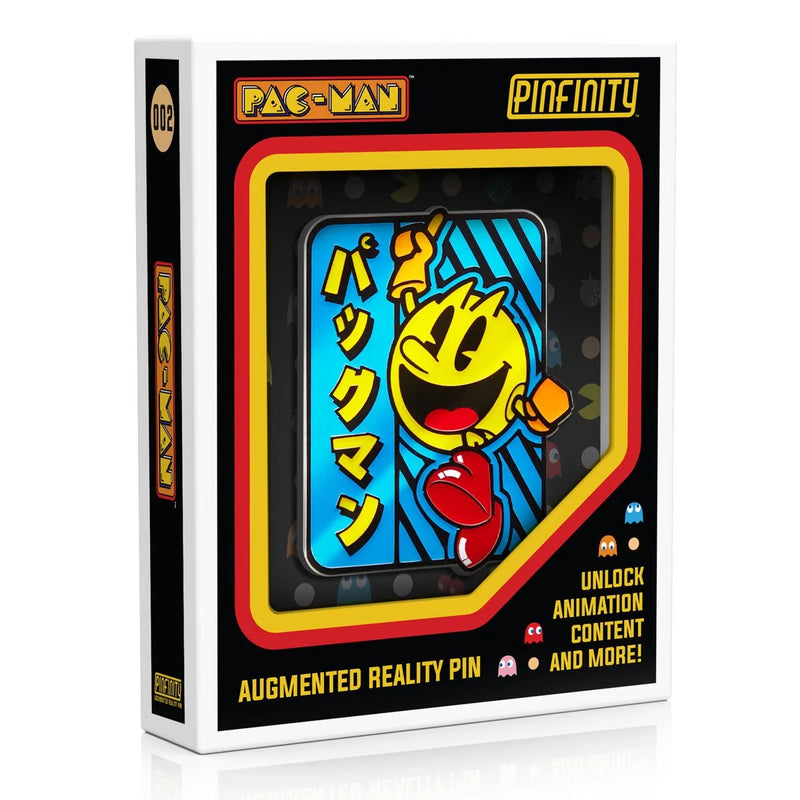 Pac-Man Import Augmented Reality Enamel Pin
