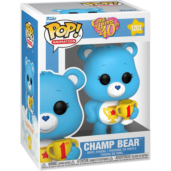 Care Bears: 40th Anniversary Champ Bear Pop! Vinyl Figure #1203