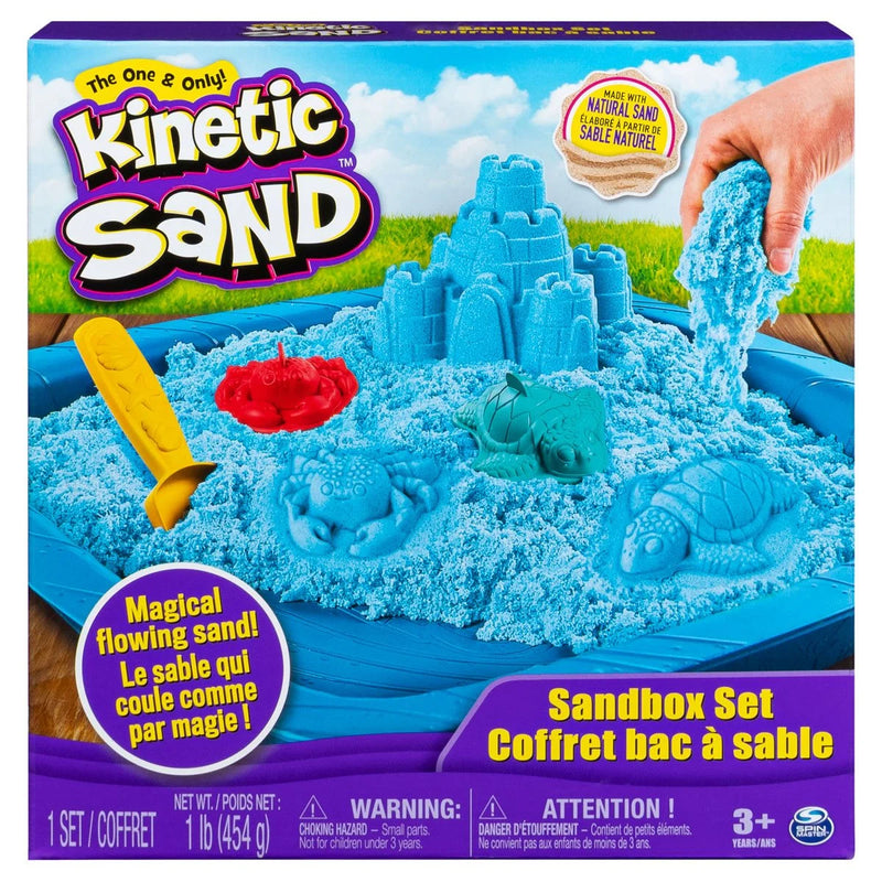 Kinetic Sand Blue Sand Sandbox Playset