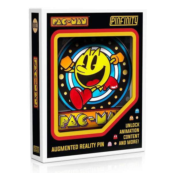 Pac-Man Crest Augmented Reality Enamel Pin