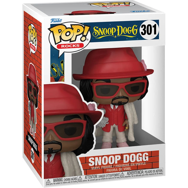 Funko Pop! Rocks: Snoop Dogg with Fur Coat Vinyl Figure #301