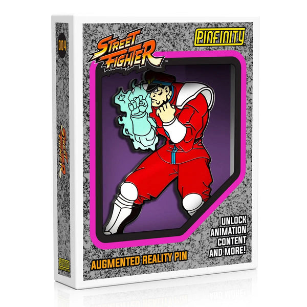 Street Fighter: M. Bison Augmented Reality Enamel Pin
