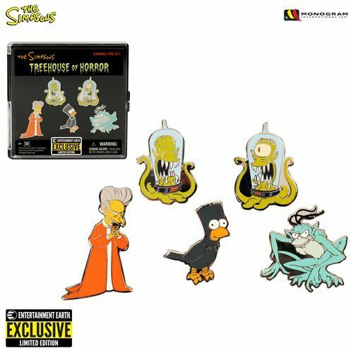 Simpsons: Treehouse of Horror 5 Pin Set Entertainment Earth Exclusive