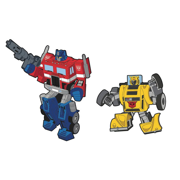 Transformers: Optimus Prime and Bumblebee Retro Pin 2-Pack Set