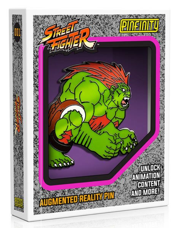 Street Fighter: Blanka Augmented Reality Enamel Pin